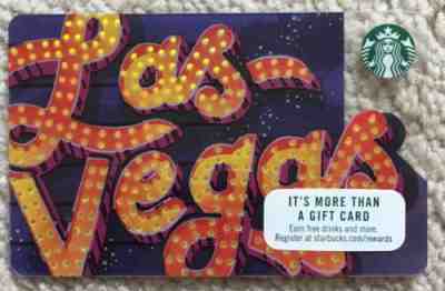 Starbucks 2016 Las Vegas Card - Sold on eBay Apr, 16th 2019 for $2.99
