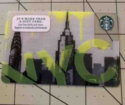Starbucks New York City Tribute Gift Card - Sold on eBay Apr, 16th 2019 for $1.90