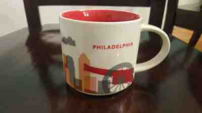 Starbucks Philadelphia 14 oz. Ceramic Coffee Mug 2013 "You Are Here Collection" - Sold on eBay Apr, 12th 2019 for $21.50