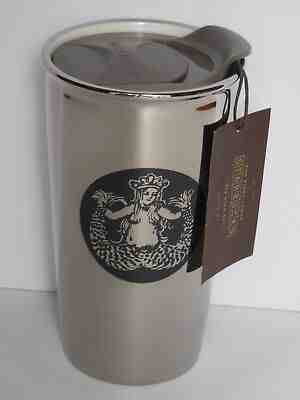 Starbucks Pike Place Market EXCLUSIVE CHROME Traveler Tumbler 12 fl oz - Sold on eBay Apr, 16th 2019 for $74.95