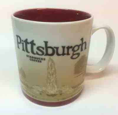 Starbucks 2010 Collector Series Pittsburgh City Mug 16 oz Coffee Cup EUC - Sold on eBay Apr, 13th 2019 for $29.99