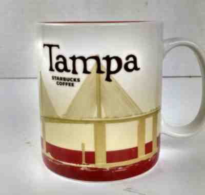 Starbucks Coffee 2011 Tampa Sunshine Skyway Bridge City Mug 16 oz.  - Sold on eBay Apr, 15th 2019 for $30.00