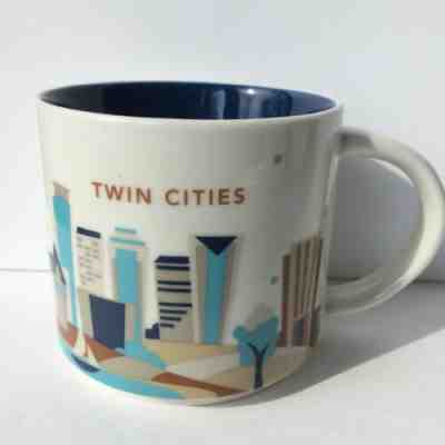 Starbucks 14oz Coffee Mug Cup You Are Here YAH collection Twin Cities EUC 2014 - Sold on eBay Apr, 16th 2019 for $18.00