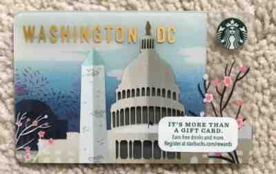 Starbucks 2015 Washington DC Card - Sold on eBay Apr, 16th 2019 for $2.99