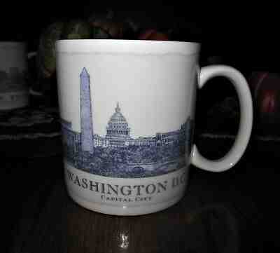 STARBUCKS 2006 WASHINGTON DC SKYLINE ARCHITECTURE MUG 18 oz. - Sold on eBay Apr, 16th 2019 for $12.99