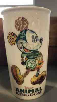 NEW Disney Parks Starbucks ANIMAL KINGDOM Ceramic Tumbler 12 oz Cup with Lid - Sold on eBay Apr, 14th 2019 for $49.95