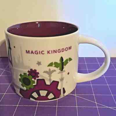 Disney World Parks Starbucks Magic Kingdom YOU ARE HERE Coffee Tea Mug New Box - Sold on eBay Apr, 16th 2019 for $12.95