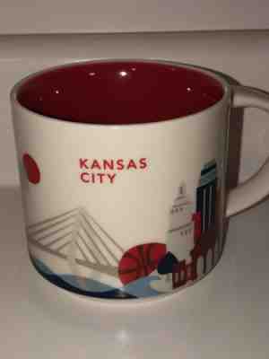 Starbucks You are Here Mug Kansas City  14 oz - Sold on eBay Apr, 13th 2019 for $11.43
