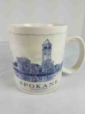 Starbucks Coffee Mug Spokane Lilac CIty 2008 18 FL Ounces  - Sold on eBay Mar, 28th 2019 for $9.99