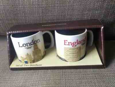 Starbucks London England Demitasse Mug Espresso Coffee Cups Set 3 oz NEW - Sold on eBay Apr, 15th 2019 for $20.00