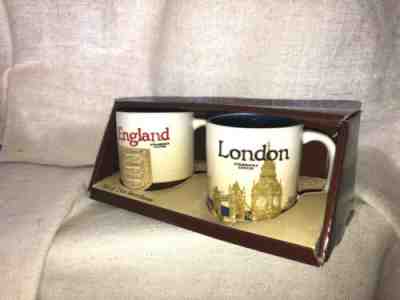 Starbucks London England Demitasse Mug Espresso Coffee Cups Set 3 oz NEW - Sold on eBay Apr, 15th 2019 for $22.50
