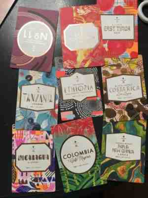 Starbucks Reserve Taster Tasting Cards Lot Of 9 Rare Cards - Sold on eBay Apr, 15th 2019 for $75.00