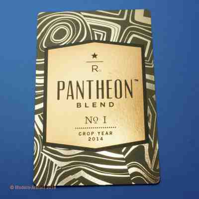 VERY Rare early - 2014 Starbucks Reserve PANTHEON No.I  Coffee Taster Card ERROR - Sold on eBay Apr, 4th 2019 for $39.90