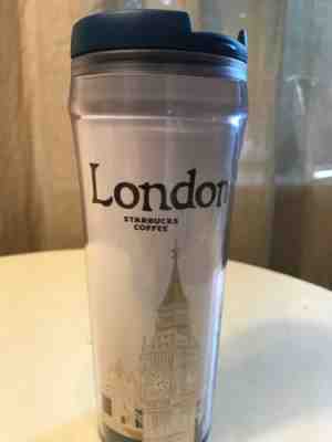 Starbucks 2009 London Traveler Tumbler Plastic Lid Big Ben - Sold on eBay Apr, 22nd 2019 for $10.30