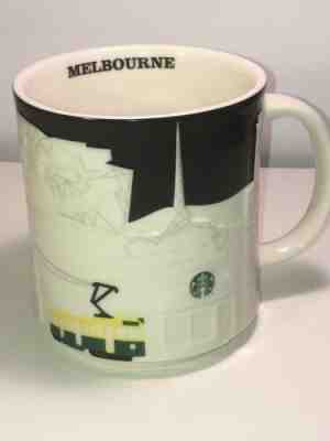 Starbucks MELBOURNE AUSTRALIA Black & White 16 oz  - Sold on eBay Apr, 19th 2019 for $30.00