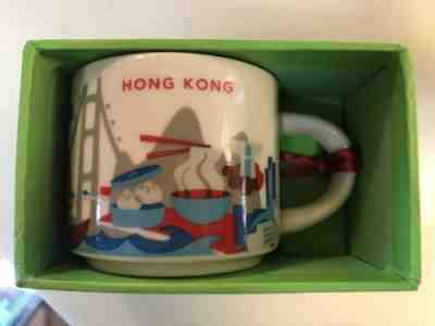 Starbucks You Are Here Hong Kong 2017 Coffee Mug Cup Christmas Ornament 2 oz Box - Sold on eBay Apr, 21st 2019 for $15.00