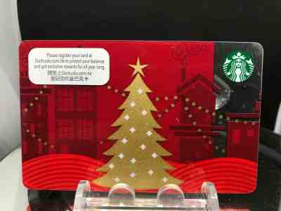 Starbucks Card Hong Kong (Christmas) pin intact - Sold on eBay Apr, 21st 2019 for $1.25
