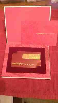 Starbucks SINGAPORE! Special Edition GORGEOUS Metal Gift Card w/Beautiful Cover! - Sold on eBay Apr, 17th 2019 for $28.77