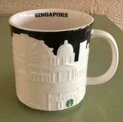 2013 Starbucks Singapore City Relief Series Mug Mermaid Logo - Sold on eBay Apr, 13th 2019 for $24.00