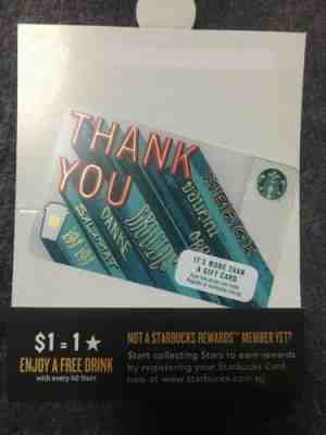 Starbucks THANK YOU Gift Card 2017 (SINGAPORE VERSION) - Sold on eBay Apr, 12th 2019 for $3.00