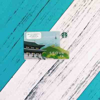 Starbucks New Korea Seoul Card Pin Intact - Sold on eBay Apr, 21st 2019 for $6.00