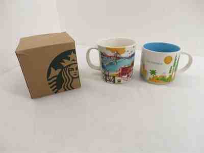 2 Starbucks Mugs Lot You Are Here California Tamsui Taiwan  - Sold on eBay Apr, 22nd 2019 for $9.99