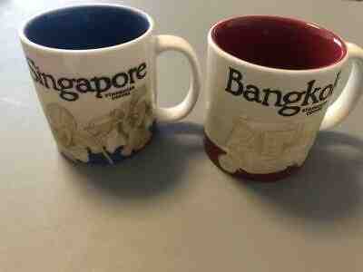 Starbucks Mug Local Limited Singapore and Bangkok set - Sold on eBay Apr, 3rd 2019 for $50.34