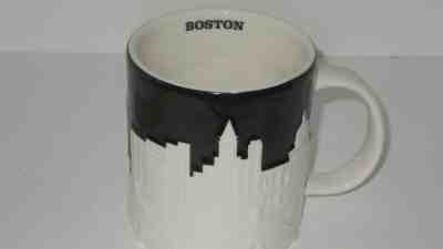 COLLECTOR SERIES STARBUCKS BOSTON RAISED RELIEF 18 OZ COFFEE MUG 2012  - Sold on eBay Apr, 23rd 2019 for $11.99