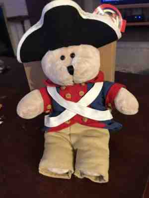 Starbucks Bearista RARE Boston Patriot 2005 Special Edition Plush Teddy Bear - Sold on eBay Apr, 22nd 2019 for $42.00