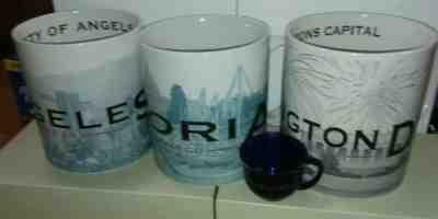 (3) Starbucks 2.5 gallon advertising mugs Victoria/ Washington DC/ Los Angeles  - Sold on eBay Apr, 22nd 2019 for $520.00