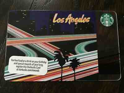 Starbucks "LOS ANGELES 2013" Gift Card - New No Value - Sold on eBay Apr, 21st 2019 for $1.50