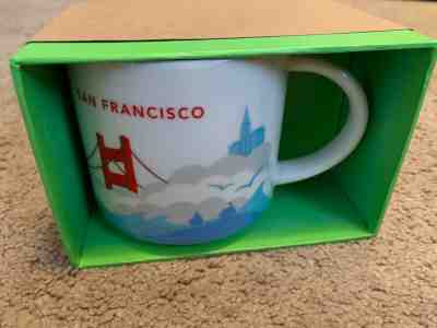 STARBUCKS San Francisco "You Are Here Collection 2012" 14 oz Coffee Mug Cup - Sold on eBay Apr, 22nd 2019 for $10.50