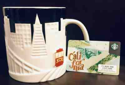 2012 Starbucks 16oz San Francisco Relief Coffee Mug 3D NEW W/Gift Card - Sold on eBay Apr, 21st 2019 for $28.99