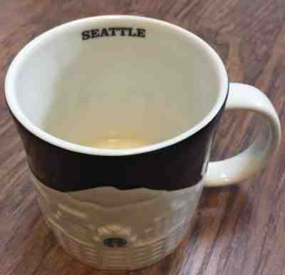 New Starbucks Coffee Mug Black & White Seattle Collector Series Mugs 16oz - Sold on eBay Apr, 21st 2019 for $20.00