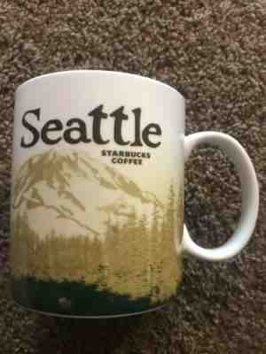 Starbucks 2008 Seattle Mount Ranier Collector Series 16oz Mug - Sold on eBay Apr, 21st 2019 for $69.99