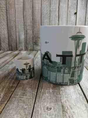 STARBUCKS Coffee Rare Giant 2002 Seattle SKYLINE SERIES One 2.5 GALLON MUG - Sold on eBay Apr, 20th 2019 for $200.00