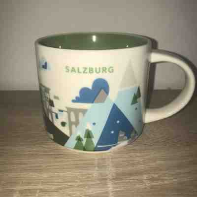 Starbucks SALZBURG City Mug YAH Austria Cup you are here 14oz NEW with SKU & box - Sold on eBay Apr, 17th 2019 for $37.00