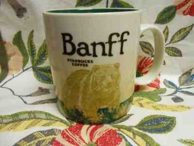 2011 Starbucks Coffee Banff Global City  Icon Series Collector Mug 16 oz EUC - Sold on eBay Apr, 22nd 2019 for $89.95
