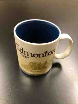 Starbucks Edmonton City Icon Series Collectors Mug 2012 - Brand New But Chipped - Sold on eBay Apr, 18th 2019 for $30.00