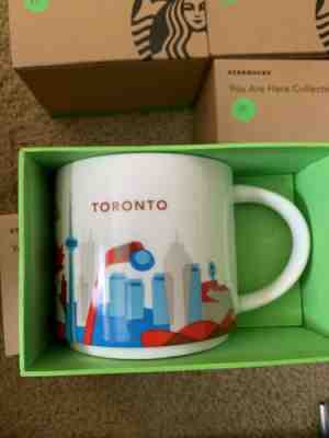 Starbucks 14oz coffee mug cup You are here collection Toronto - Sold on eBay Apr, 3rd 2019 for $13.00