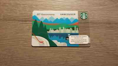 Starbucks Canada Vancouver 25th Anniversary gift card. WILL COMBINE SHIPPING - Sold on eBay Apr, 12th 2019 for $13.80