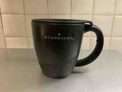 2001 Starbucks Coffee Barista Black Plastic Travel Mug Cup Lid Rubber NICE - Sold on eBay Apr, 16th 2019 for $20.99