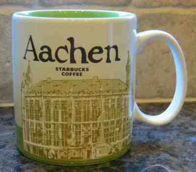 NWT Starbucks AACHEN Germany Global Icon City Collector Series Mug with SKU - Sold on eBay Apr, 19th 2019 for $34.99