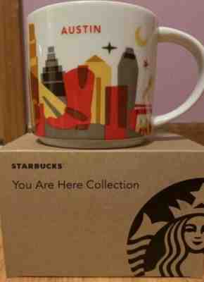 Starbucks Austin TX City Cup Mug "You Are Here" YAH Collection 14 Oz 2013 - Sold on eBay Apr, 19th 2019 for $29.99