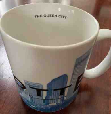 Starbucks Charlotte City Mug Skyline Series One Barista 2002 18oz The Queen City - Sold on eBay Apr, 22nd 2019 for $5.99