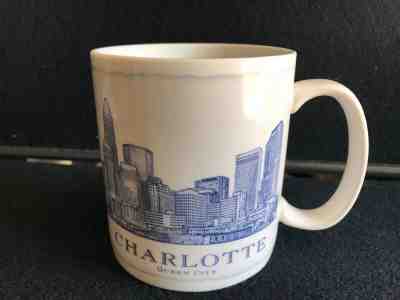 Rare! Starbucks Coffee Cup Mug 18 oz CHARLOTTE QUINN CITY  2007  Architectural  - Sold on eBay Apr, 3rd 2019 for $9.99