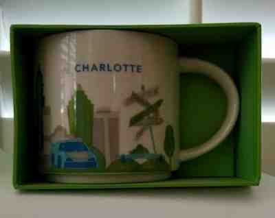 STARBUCKS Charlotte You Are Here YAH Coffee Mug w SKU Tag 14 oz New & Authentic! - Sold on eBay Mar, 28th 2019 for $30.00