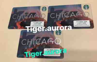 New Starbucks Chicago City Cards 2019 (3pcs) - Sold on eBay Apr, 22nd 2019 for $20.80