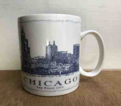 Starbucks CHICAGO 2007 Skyline Architecture Collector Series Coffee Mug 18 oz - Sold on eBay Apr, 22nd 2019 for $12.99