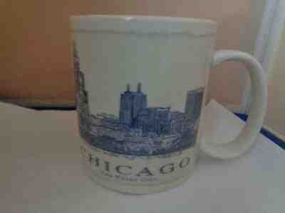 Starbucks Architect Series 2008 Chicago Coffee Cup Mug 18 Oz - Sold on eBay Apr, 20th 2019 for $2.99